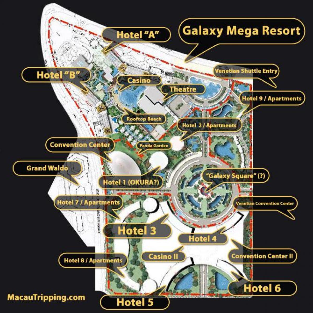 galaxy Macau piso mapa