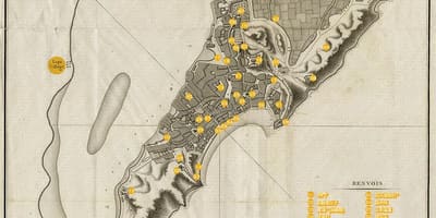 Antiguo mapa de Macao
