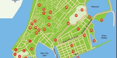 Macao mapa turístico