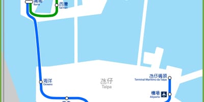 Macao mtr mapa
