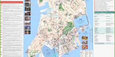Macao mapa de ruta de autobús