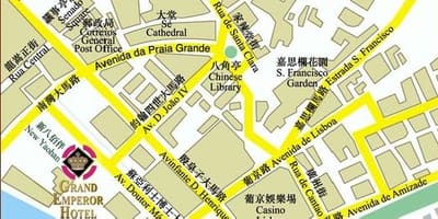 Mapa de Macao sauna