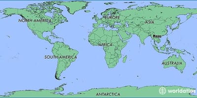 Mapa de Macao ubicación en el mundo