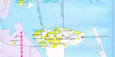 Mapa de la ciudad de Macao