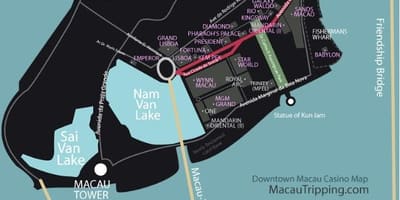 Mapa de mgm Macau