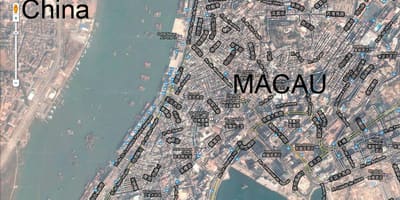 Mapa de san malo Macao