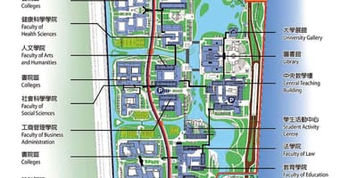 Universidad de Macao mapa